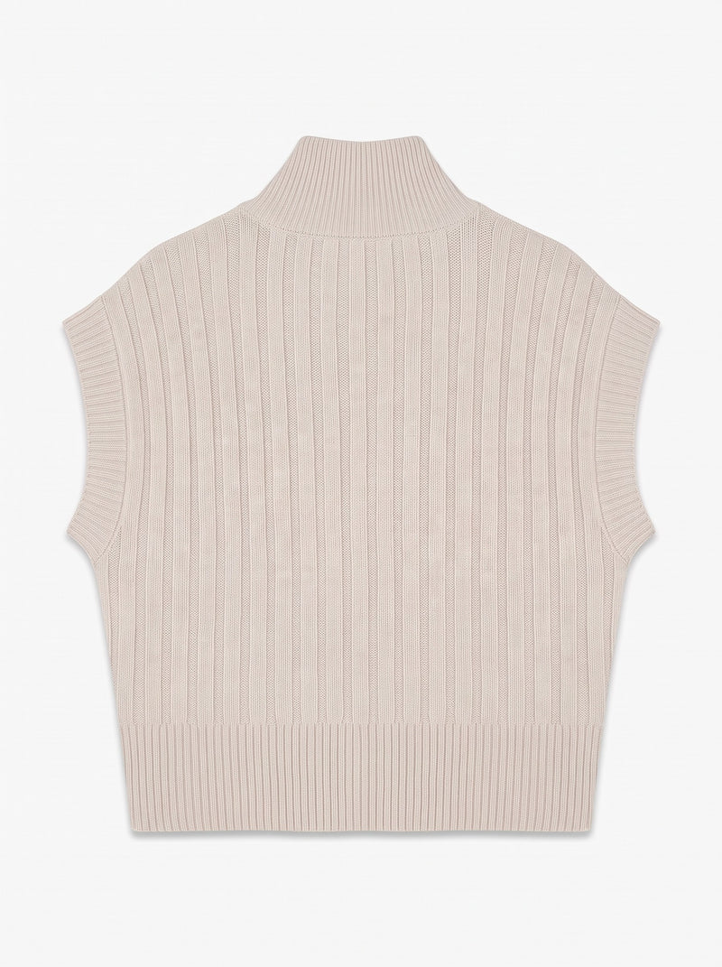 Vero Moda – High Neck Zipper Vest | Birch