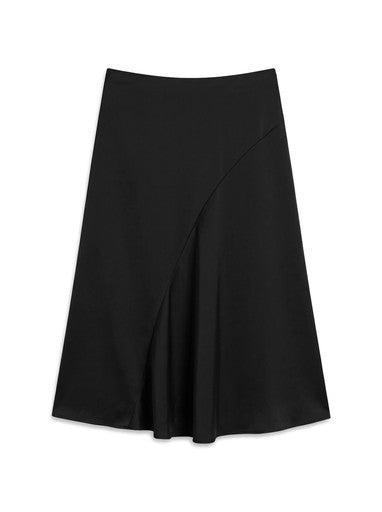 Vero Moda Naya 7/8 Satin Skirt | Black 10353209