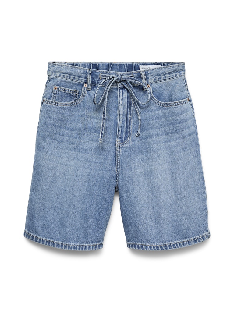 Vero Moda Villa Mr Bermuda Denim Shorts | Light Blue