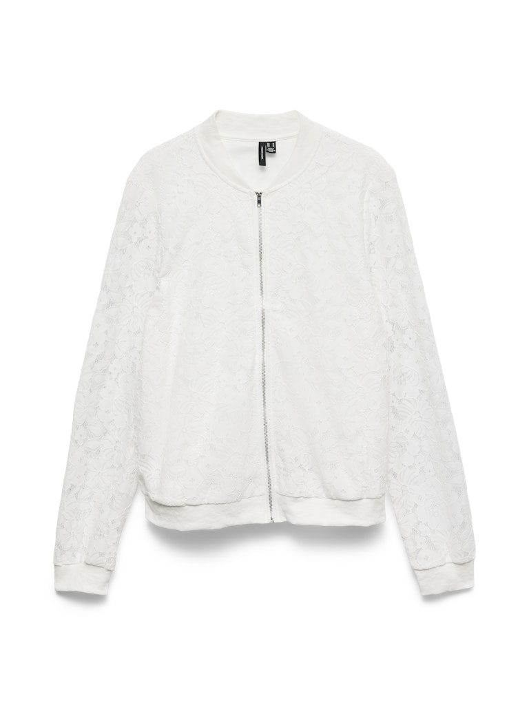 Vero Moda Honey Lace Bomber Jacket | Snow White