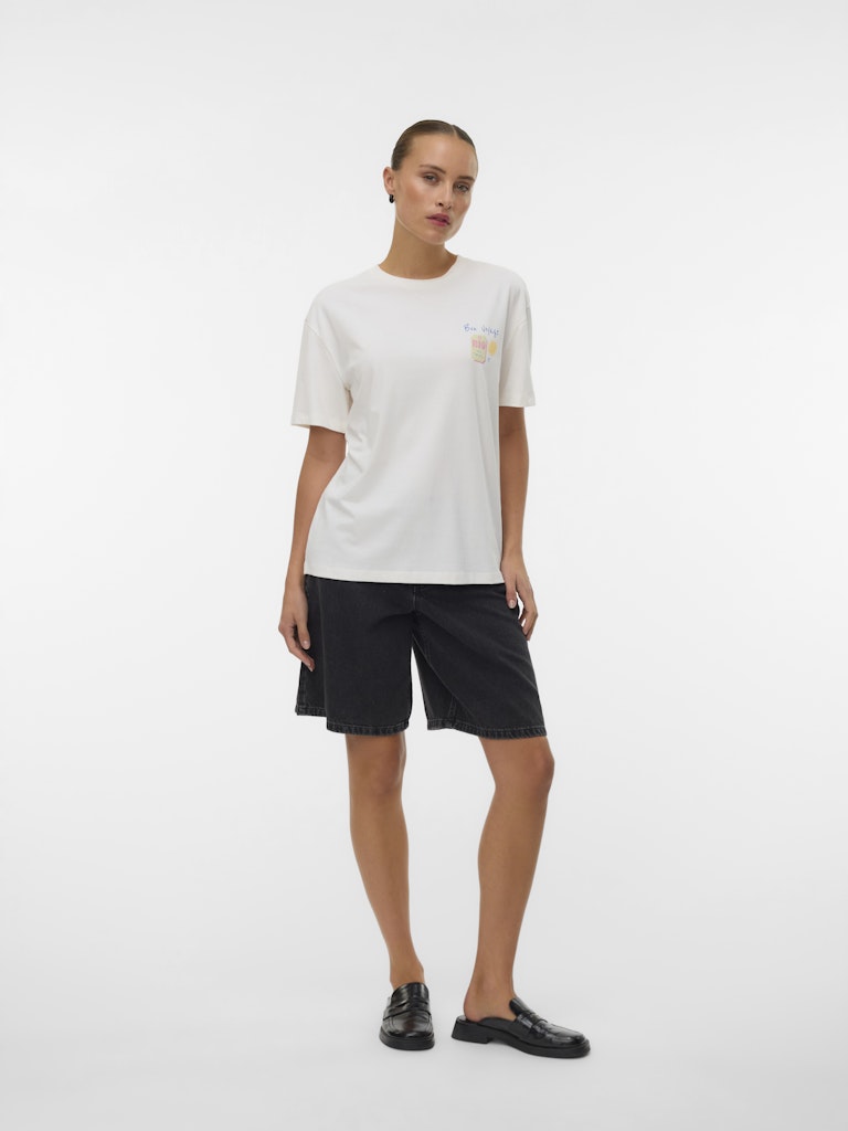 Vero Moda Ninna Mia SS Top | White