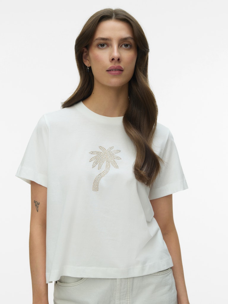 Vero Moda Palma Mette SS Top | Print