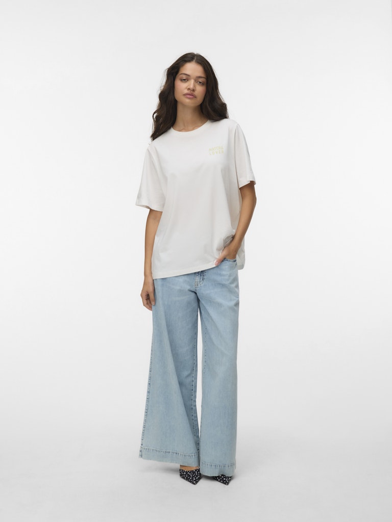 Vero Moda Zandra Caty SS Top | White