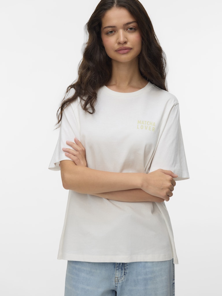 Vero Moda Zandra Caty SS Top | White