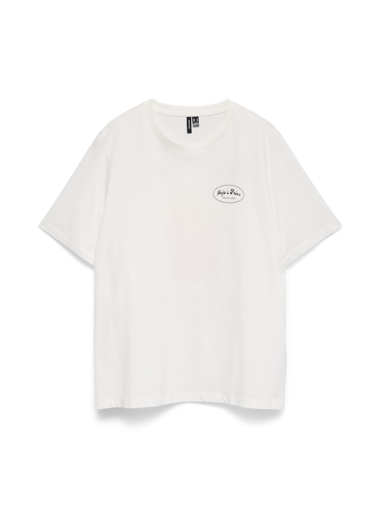 Vero Moda Zandra Caty SS Top | White/Pink