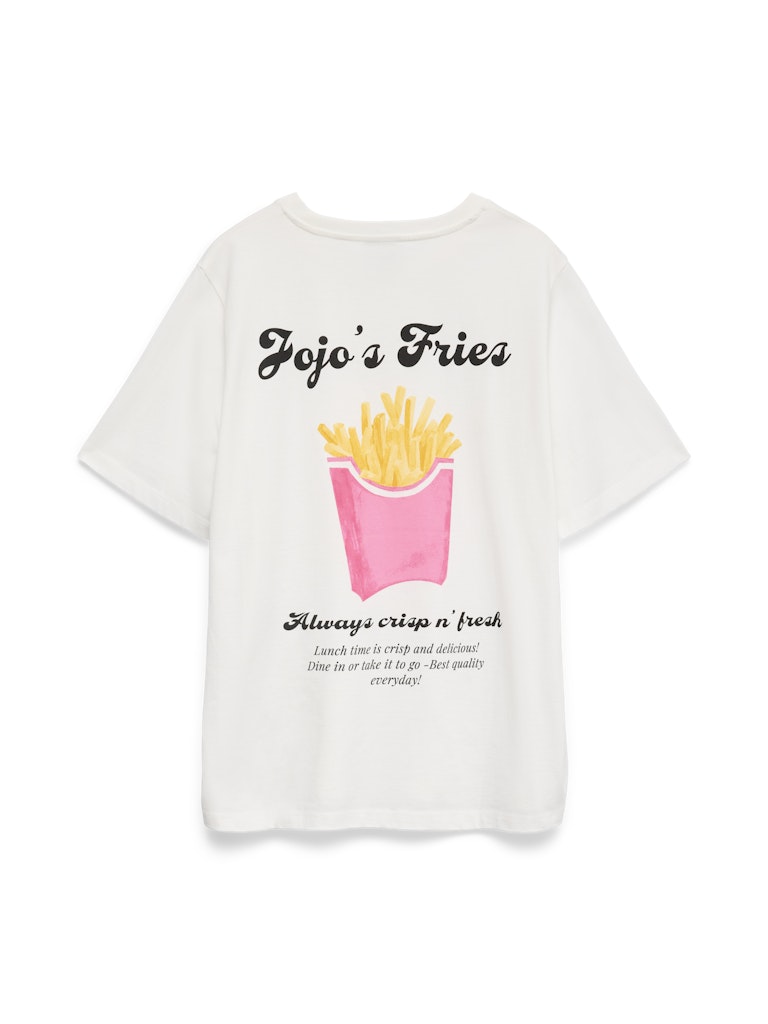 Vero Moda Zandra Caty SS Top | White/Pink