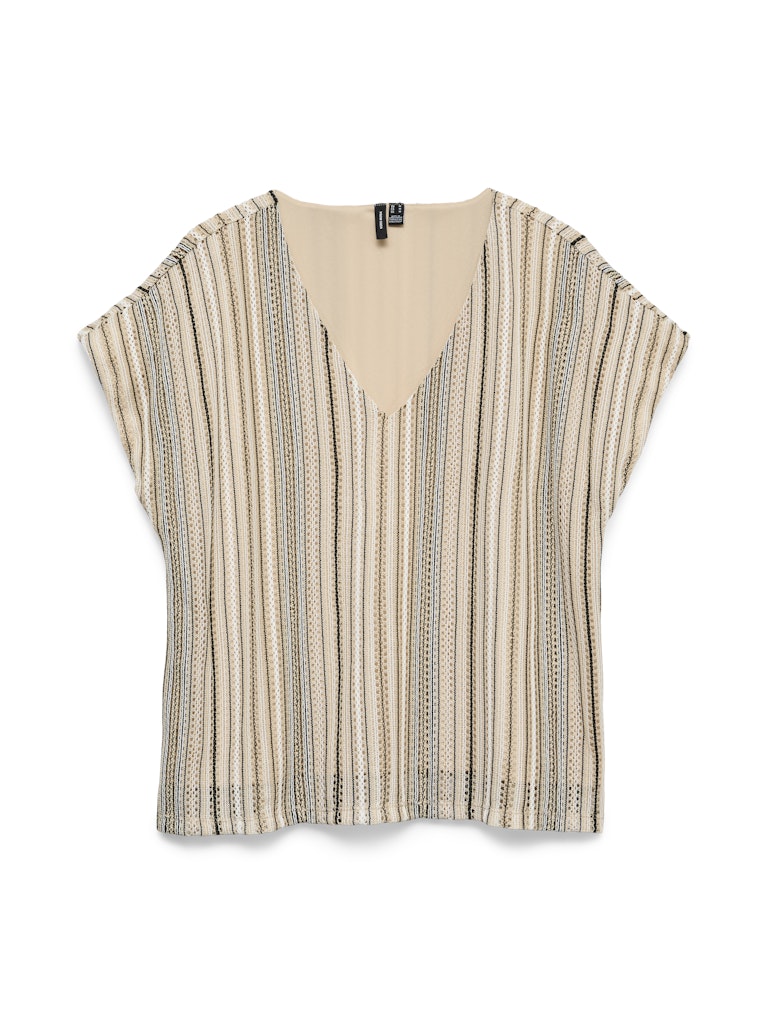 Vero Moda Demi V-Neck Batwing T-Shirt | Black