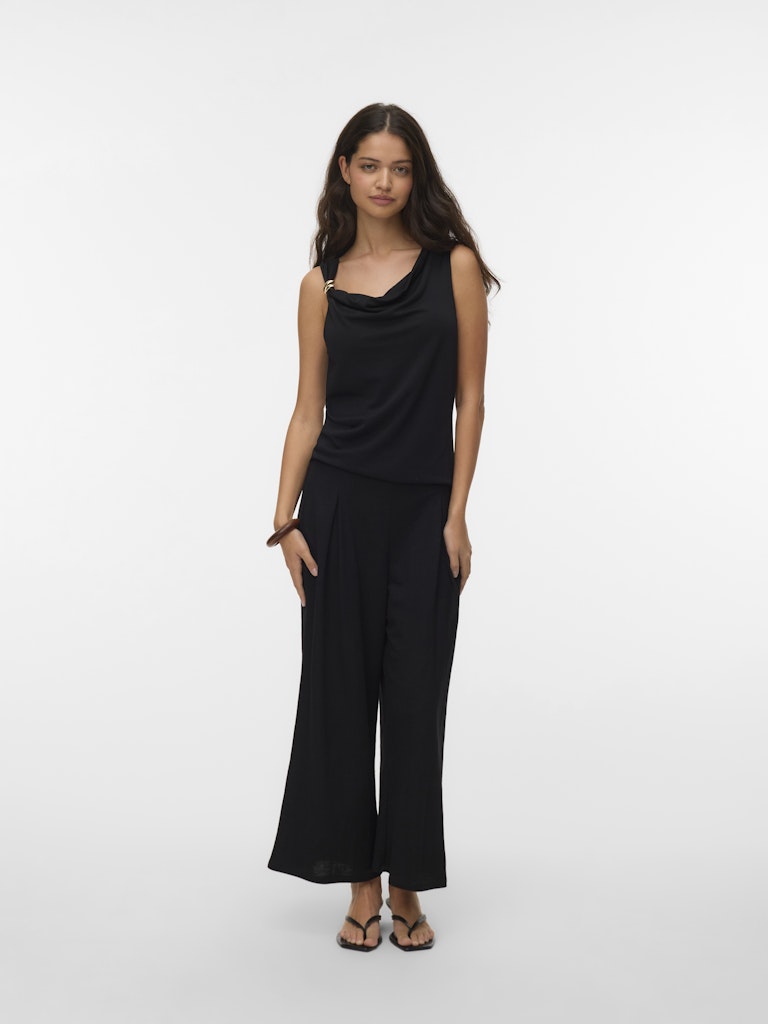 Vero Moda Jasmine High Waist Culotte Pants | Black