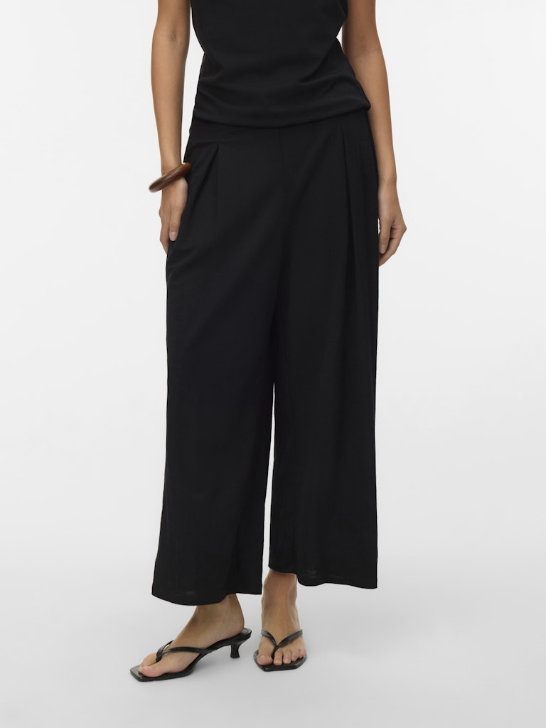 Vero Moda Jasmine High Waist Culotte Pants | Black