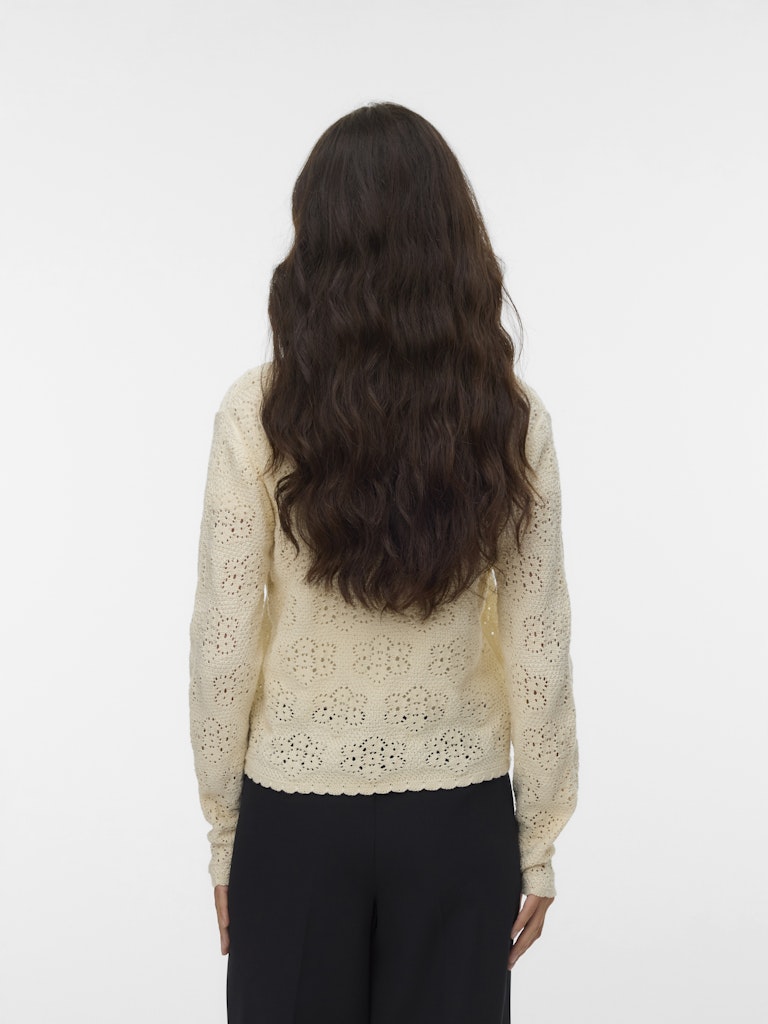 Vero Moda Ava LS V-Neck Tie String Cardigan | Birch