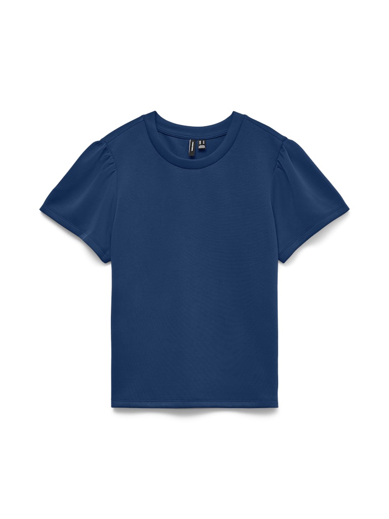 Vero Moda Ella SS Round Neck T-Shirt | Navy