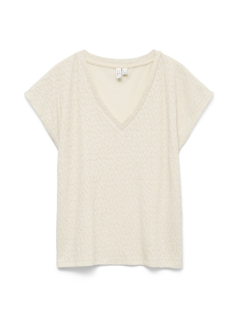Vero Moda Kimmie S/S LX V-Neck Top | Birch