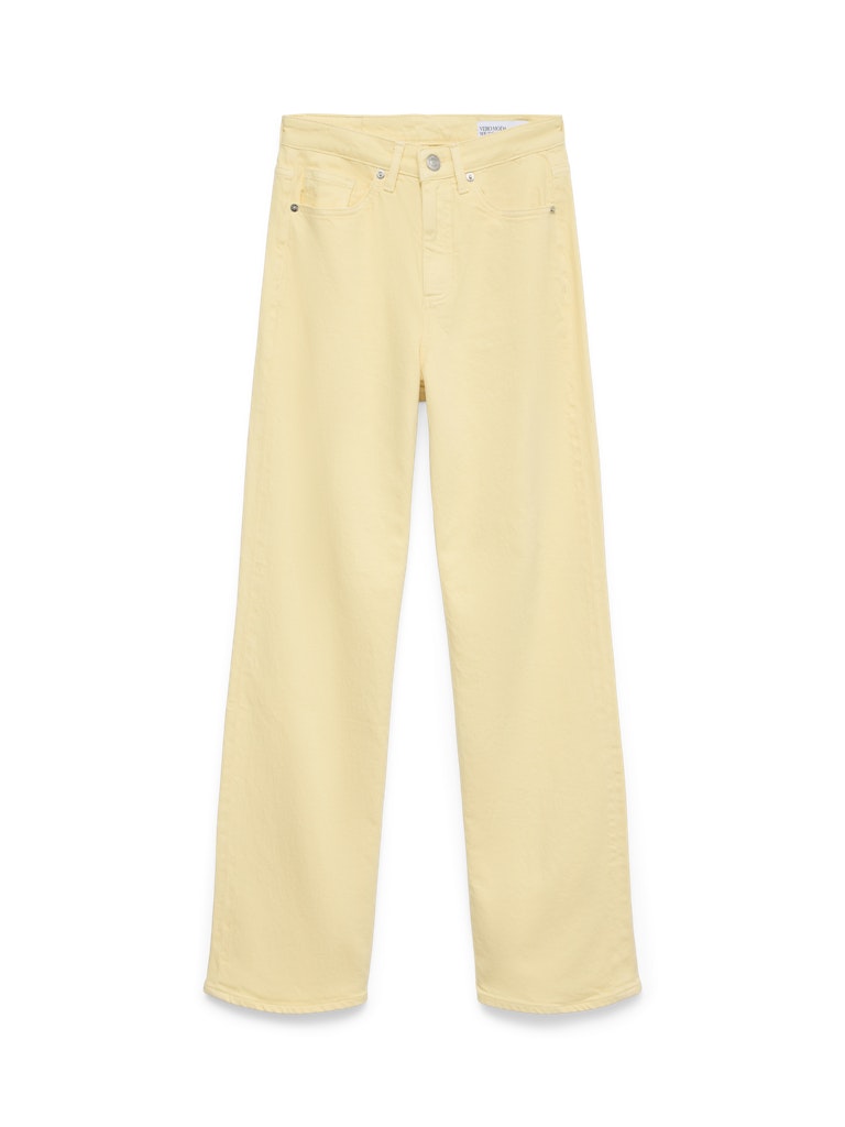 Vero Moda Tessa HR Wide Jeans Color | Yellow