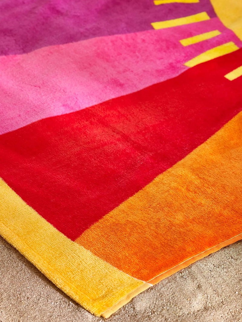 Catherine Lansfield Hello Summer Beach Towel | Multi-color