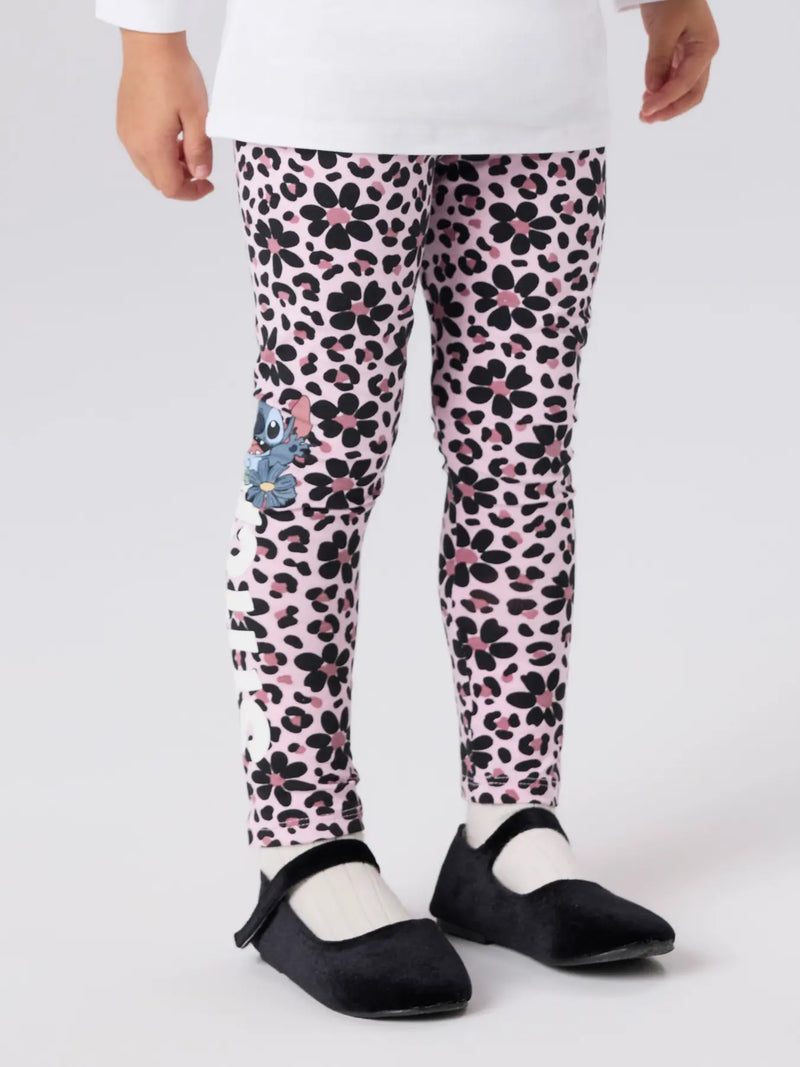 Name It Jinda Mini Stitch Leggings | Pink