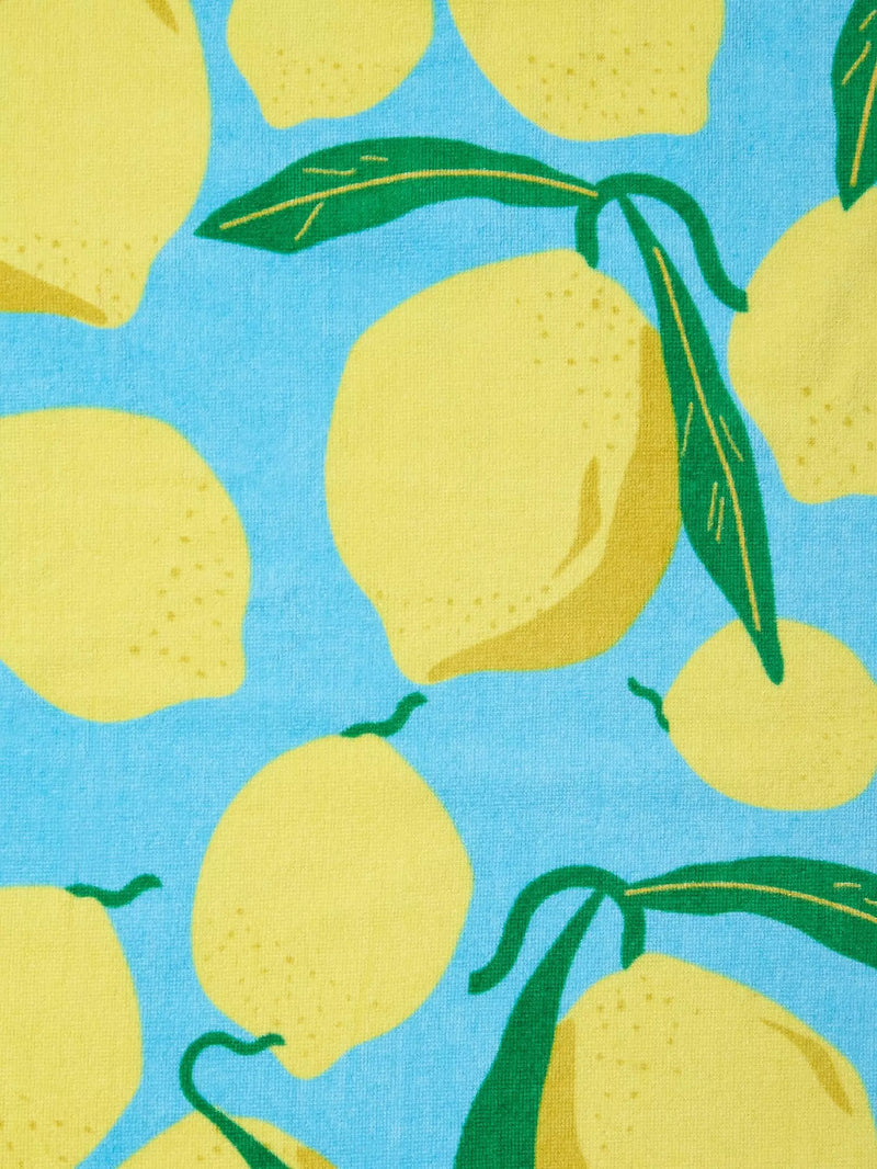 Catherine Lansfield Lemons Sun Lounger Beach Towel | Natural
