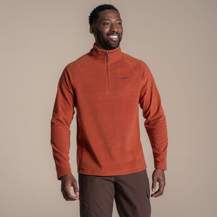 Craghoppers Corey Half-Zip Microfleece Top | Ginger CMA1287