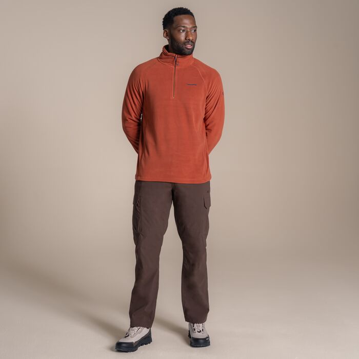 Craghoppers Corey Half-Zip Microfleece Top | Ginger CMA1287