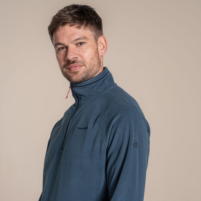 Craghoppers Corey Half-Zip Microfleece Top | Blue CMA1287