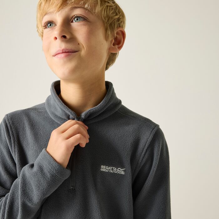 Regatta Kids' Hot Shot II Half Zip Fleece | Storm RKA148