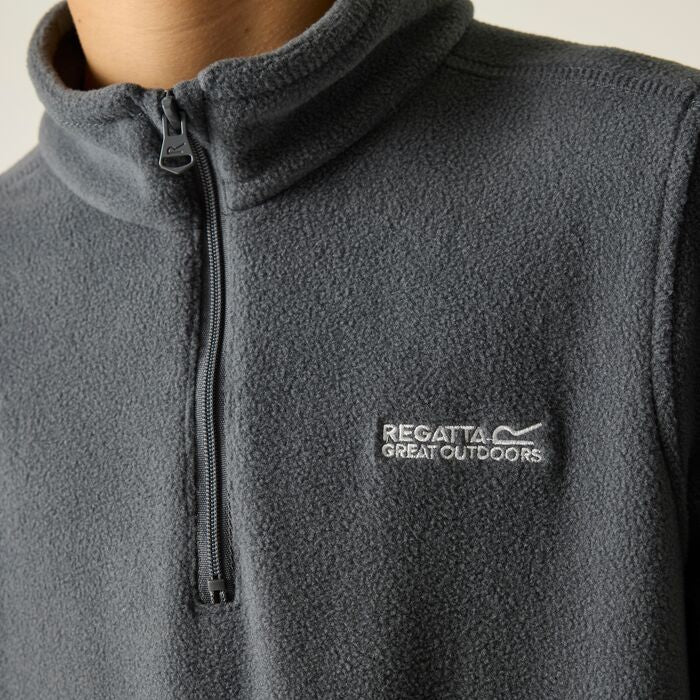 Regatta Kids' Hot Shot II Half Zip Fleece | Storm RKA148