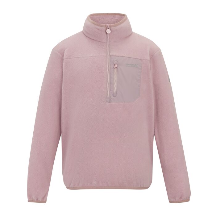 Regatta Junior Frankie Half Zip Fleece | Lilac RKA486