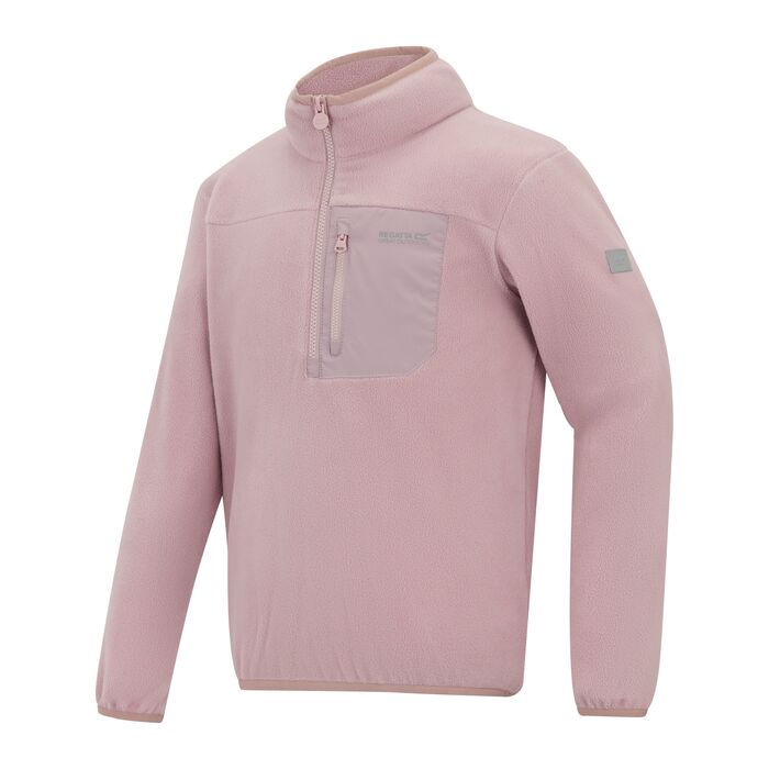 Regatta Junior Frankie Half Zip Fleece | Lilac RKA486