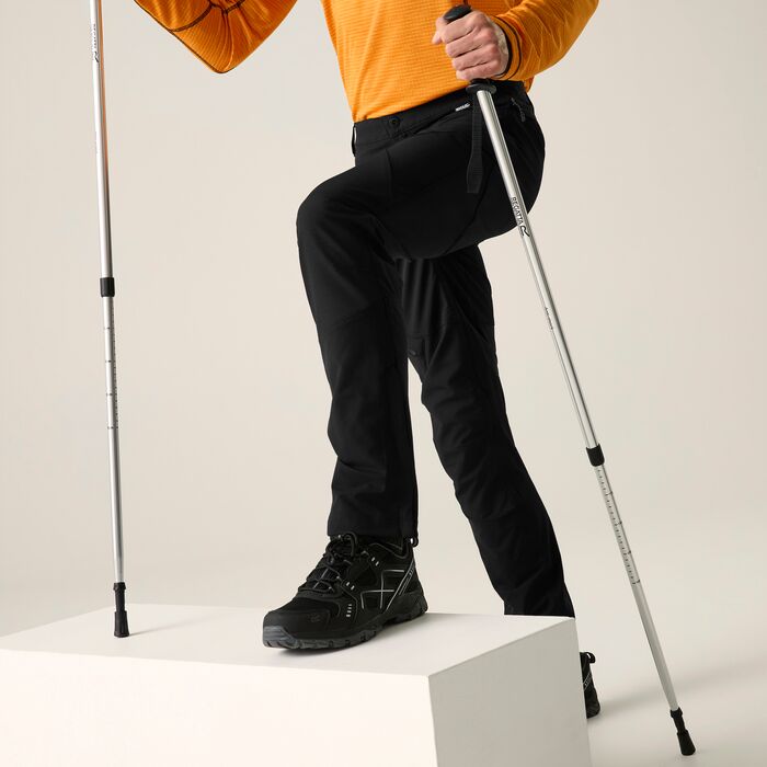 Regatta Questra Men's Walking Trousers | Black RMJ377R