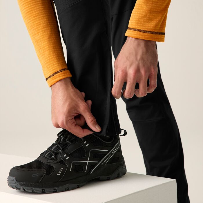 Regatta Questra Men's Walking Trousers | Black RMJ377R