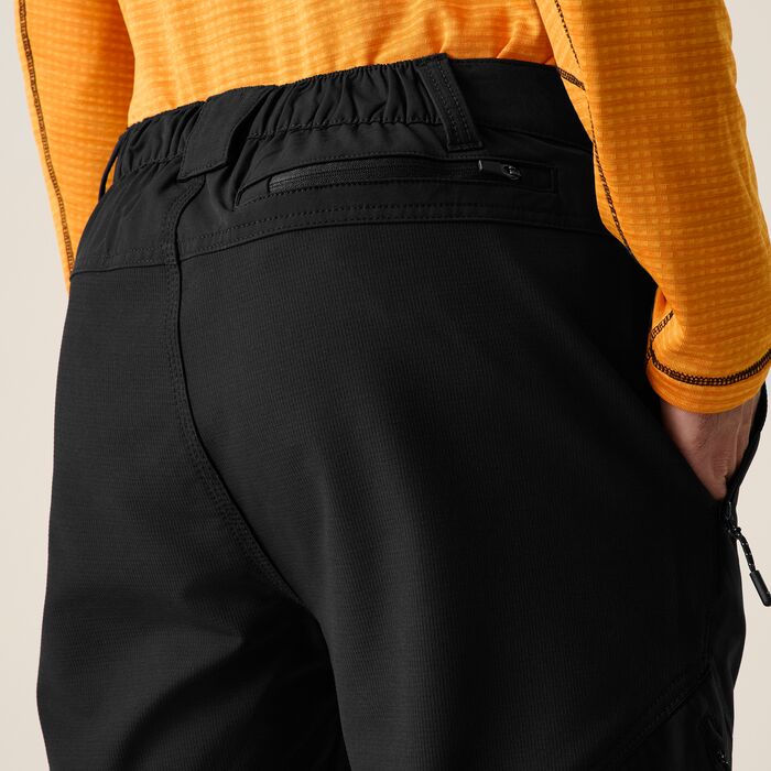 Regatta Questra Men's Walking Trousers | Black RMJ377R