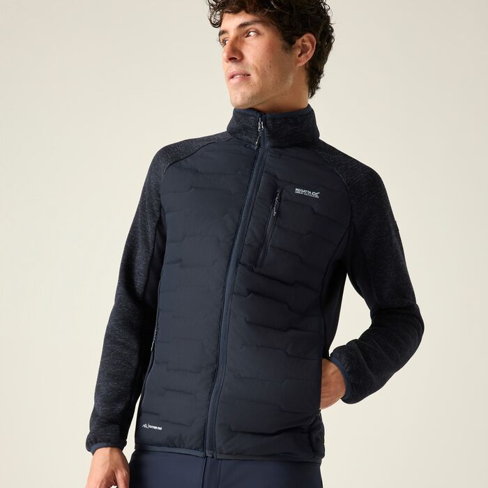 Regatta Men's Cyrus Insulated Hybrid Jacket | Navy RMN343
