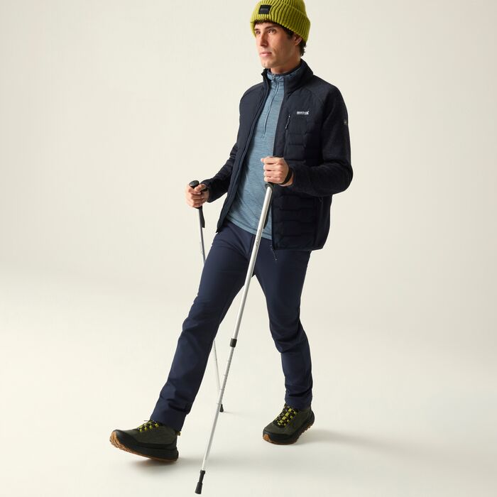Regatta Men's Cyrus Insulated Hybrid Jacket | Navy RMN343