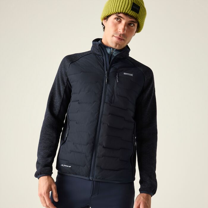 Regatta Men's Cyrus Insulated Hybrid Jacket | Navy RMN343