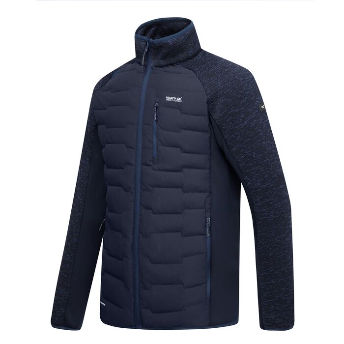Regatta Men's Cyrus Insulated Hybrid Jacket | Navy RMN343