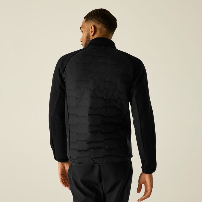 Regatta Men's Cyrus Insulated Hybrid Jacket | Black RMN343