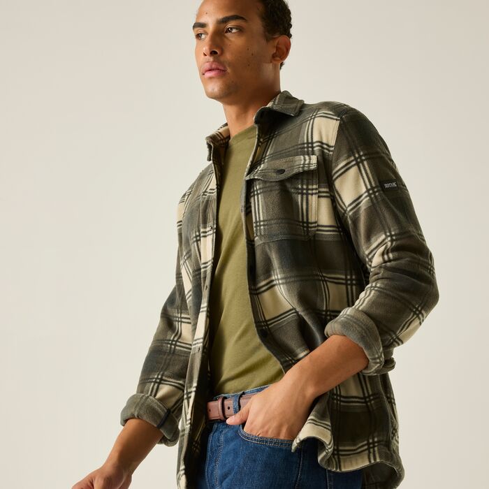 Regatta Frankie Men's Fleece Shirt | Olive RMS230