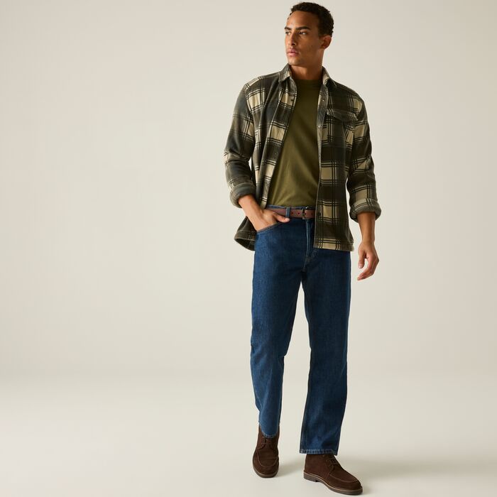 Regatta Frankie Men's Fleece Shirt | Olive RMS230