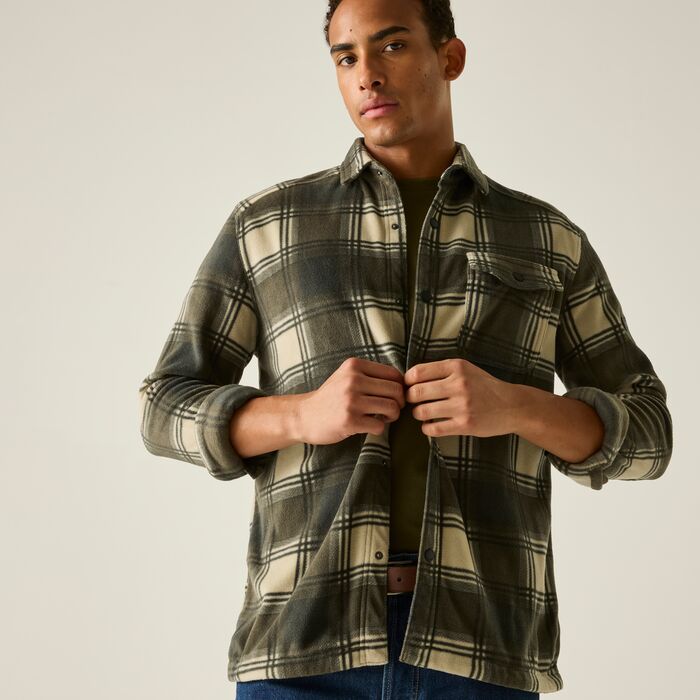 Regatta Frankie Men's Fleece Shirt | Olive RMS230