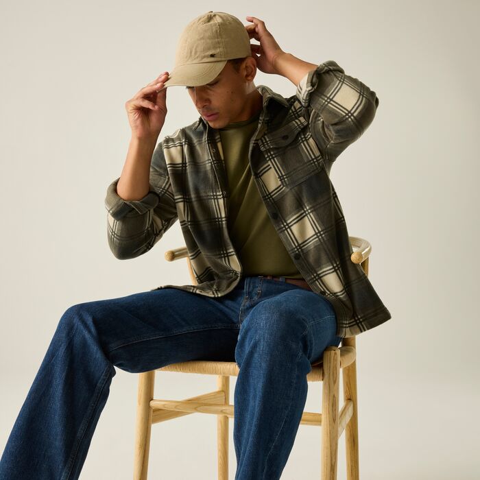 Regatta Frankie Men's Fleece Shirt | Olive RMS230