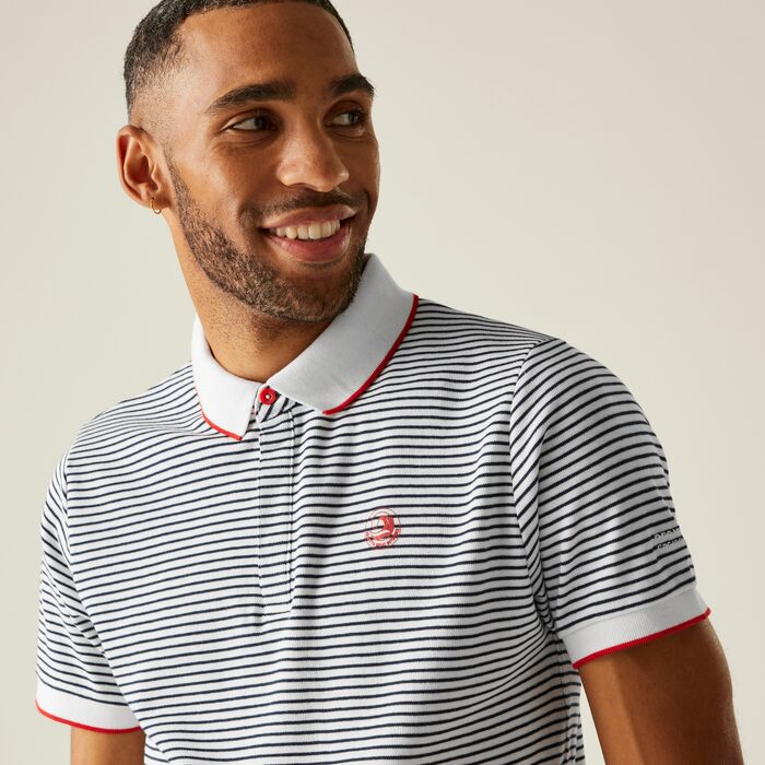 Regatta Tiver Men's Polo Shirt | White RMT306