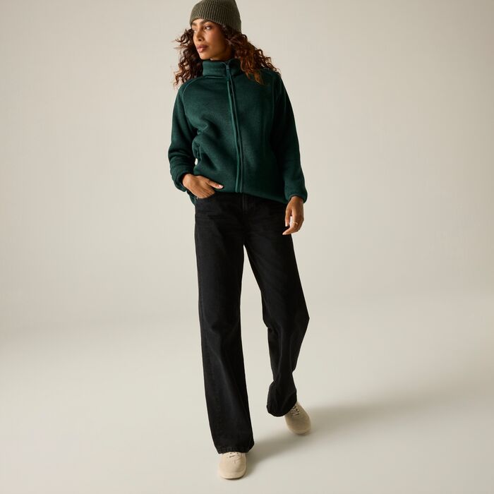 Regatta Mellrey Zip Through Fleece | Pine RWA723