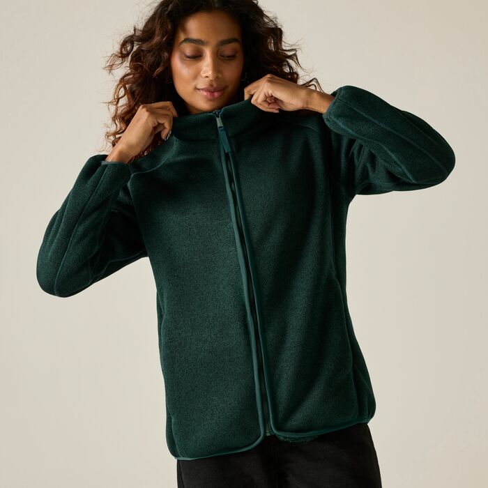Regatta Mellrey Zip Through Fleece | Pine RWA723