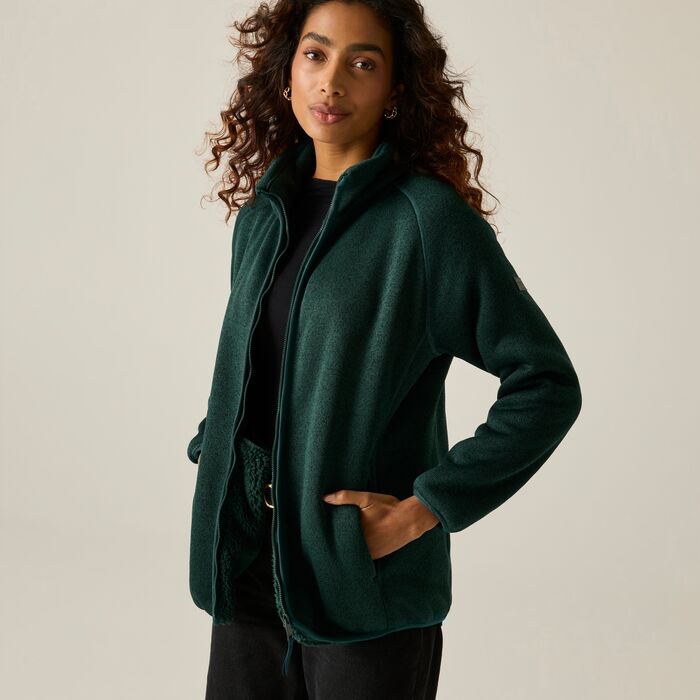 Regatta Mellrey Zip Through Fleece | Pine RWA723