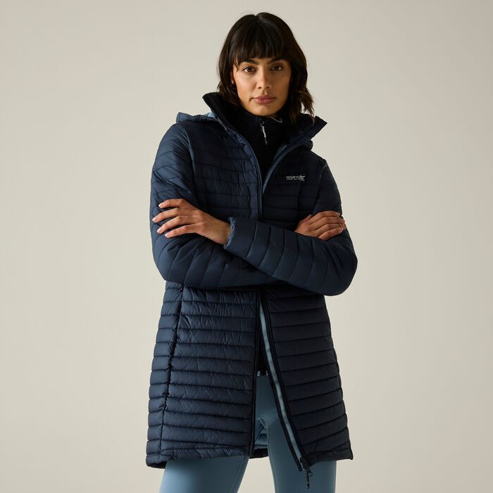 Regatta Selenar Women's Long Insulated Jacket | Navy/blue RWN447