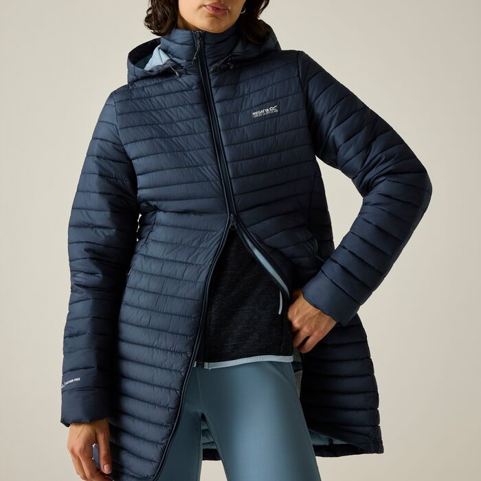 Regatta Selenar Women's Long Insulated Jacket | Navy/blue RWN447