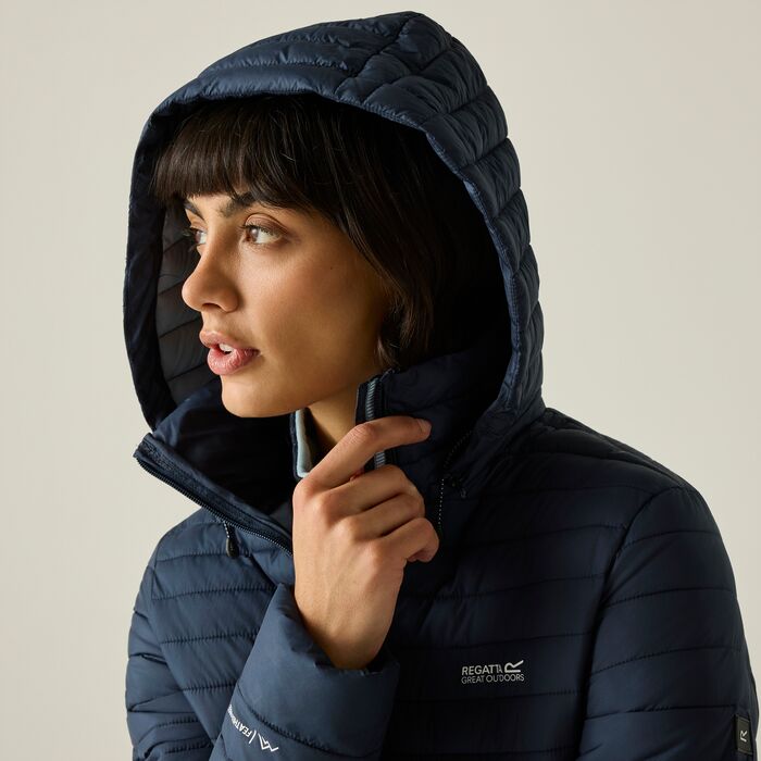 Regatta Selenar Women's Long Insulated Jacket | Navy/blue RWN447