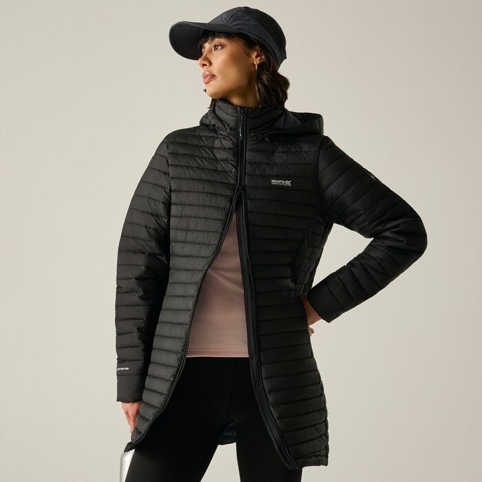 Regatta Selenar Women's Long Insulated Jacket | Black RWN447