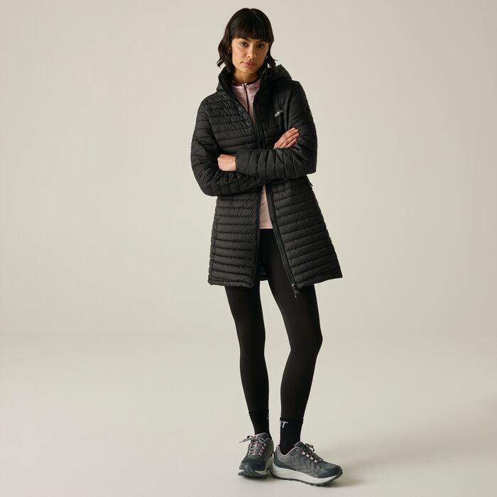 Regatta Selenar Women's Long Insulated Jacket | Black RWN447