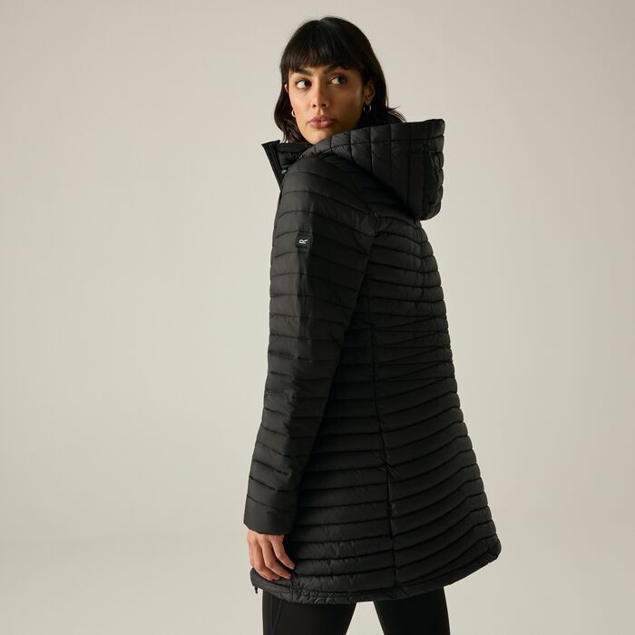 Regatta Selenar Women's Long Insulated Jacket | Black RWN447