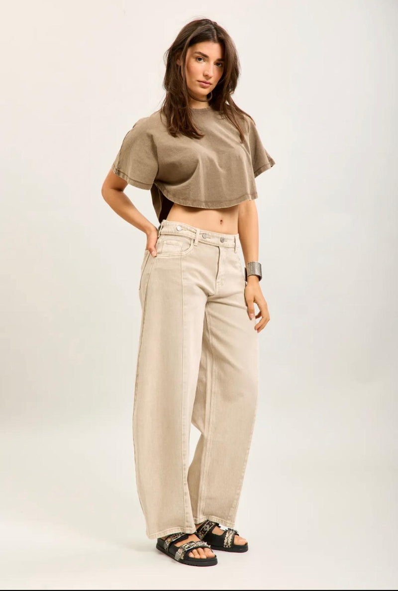 Toxik3 Barrel Jeans | Beige L21574-2